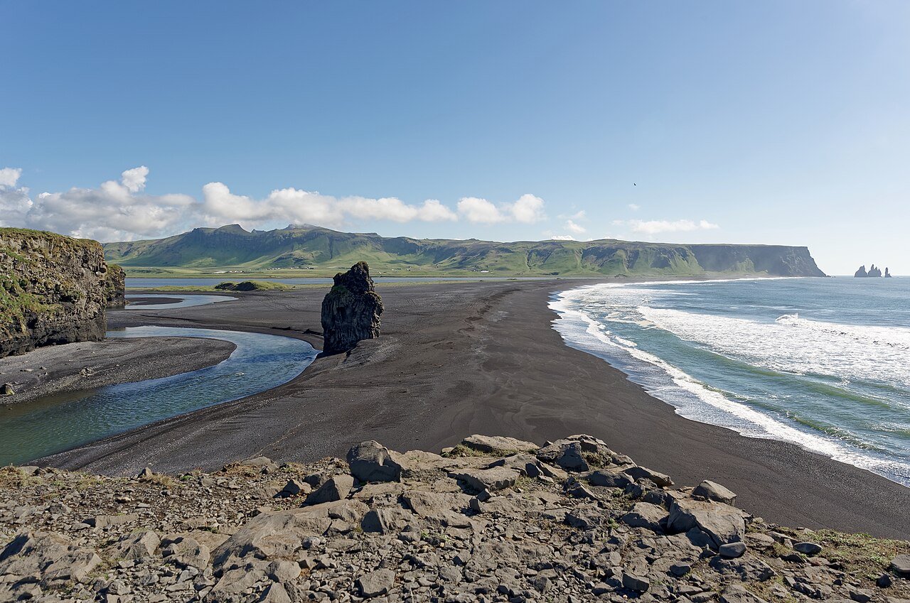 Reynisfjara seen from Dyrhólaey