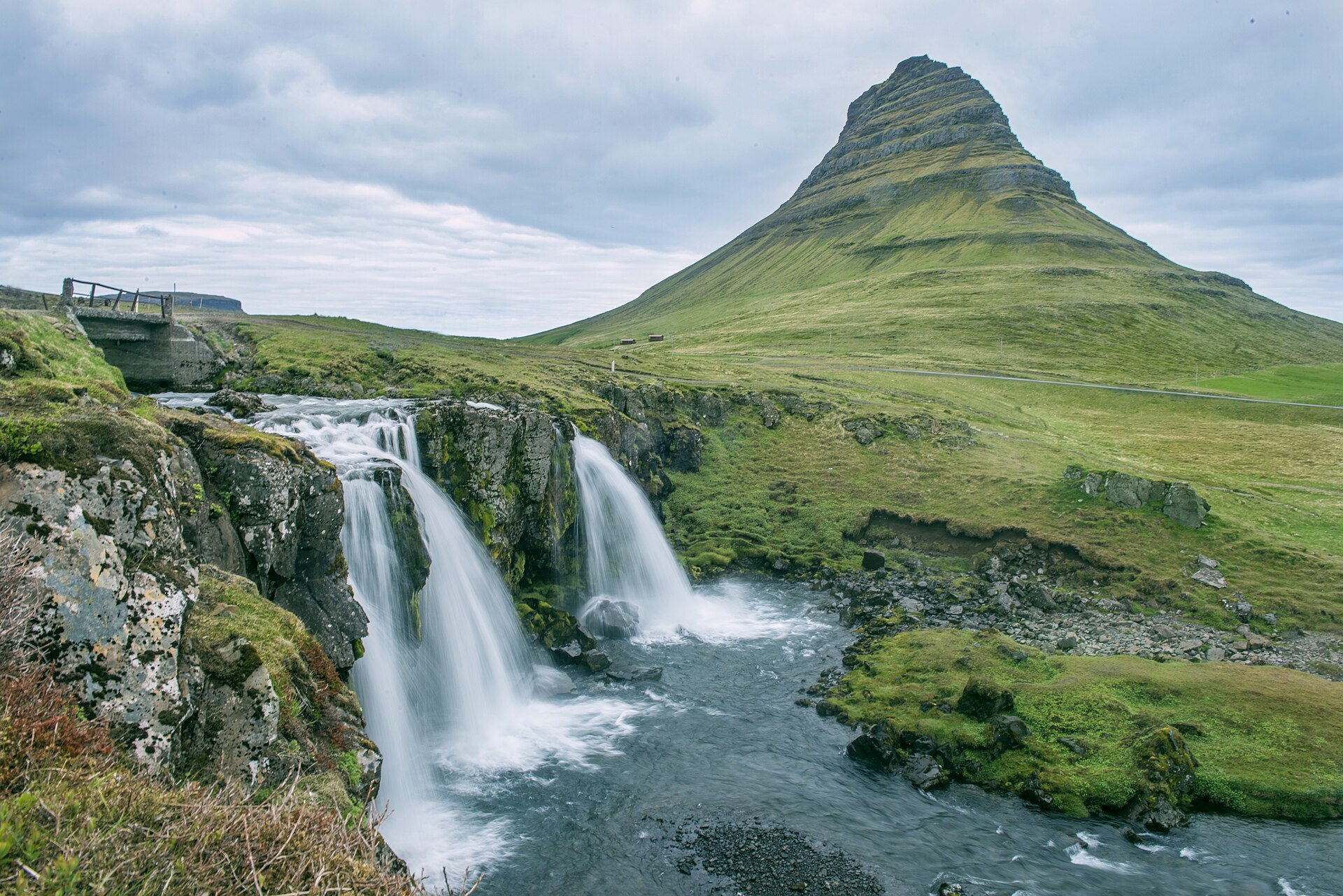 Kirkjufell landscape, a planned campervan meal backdrop